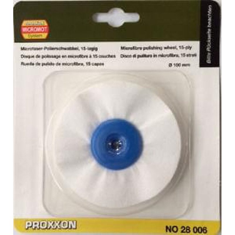 Proxxon Microfiber Polishing Wheel 100x15mm